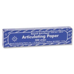 Drfeify Papier à articuler dentaire 10 copies papier articulé dentaire bleu  mince papier articulé de morsure de laboratoire