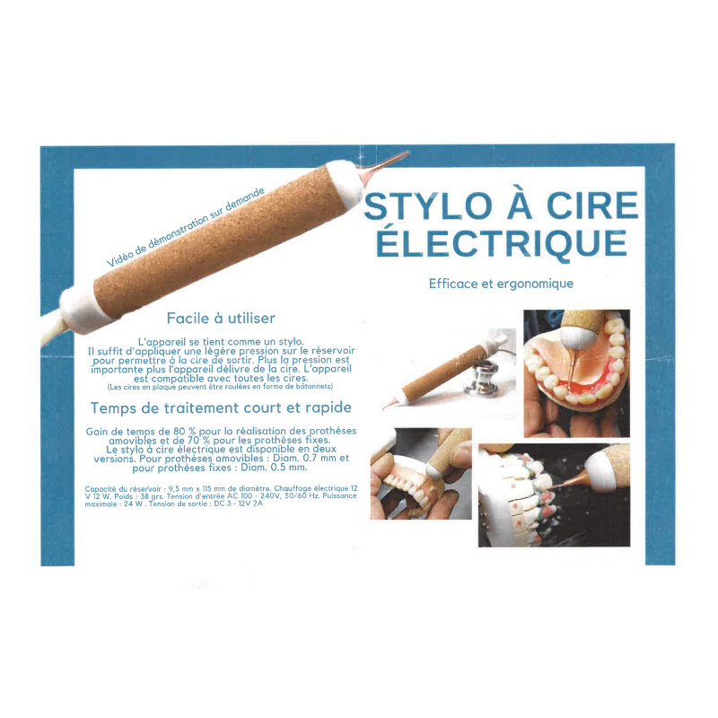 STYLO A CIRE ELECTRIQUE 0.7mm -RESISTA